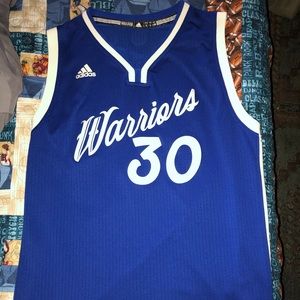 Steph Curry Stitched Warriors Christmas Jersey